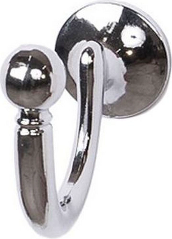 Крючок мебельный Larvij H07 одинарный  хром