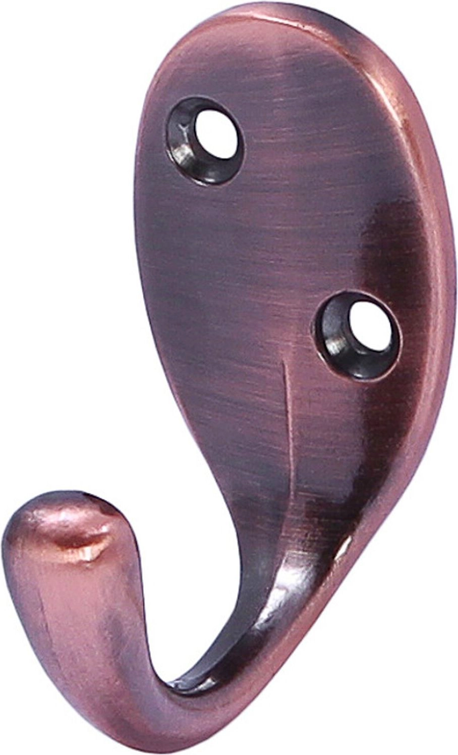 Крючок мебельный Larvij Бонн 3 одинарный медь