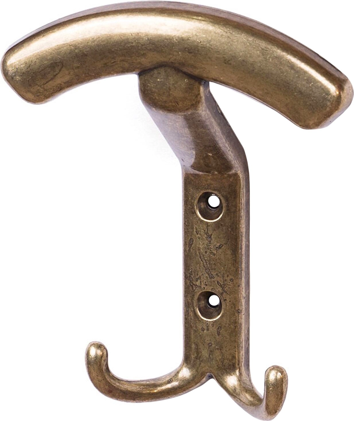 Крючок мебельный Larvij N10 тройной бронза