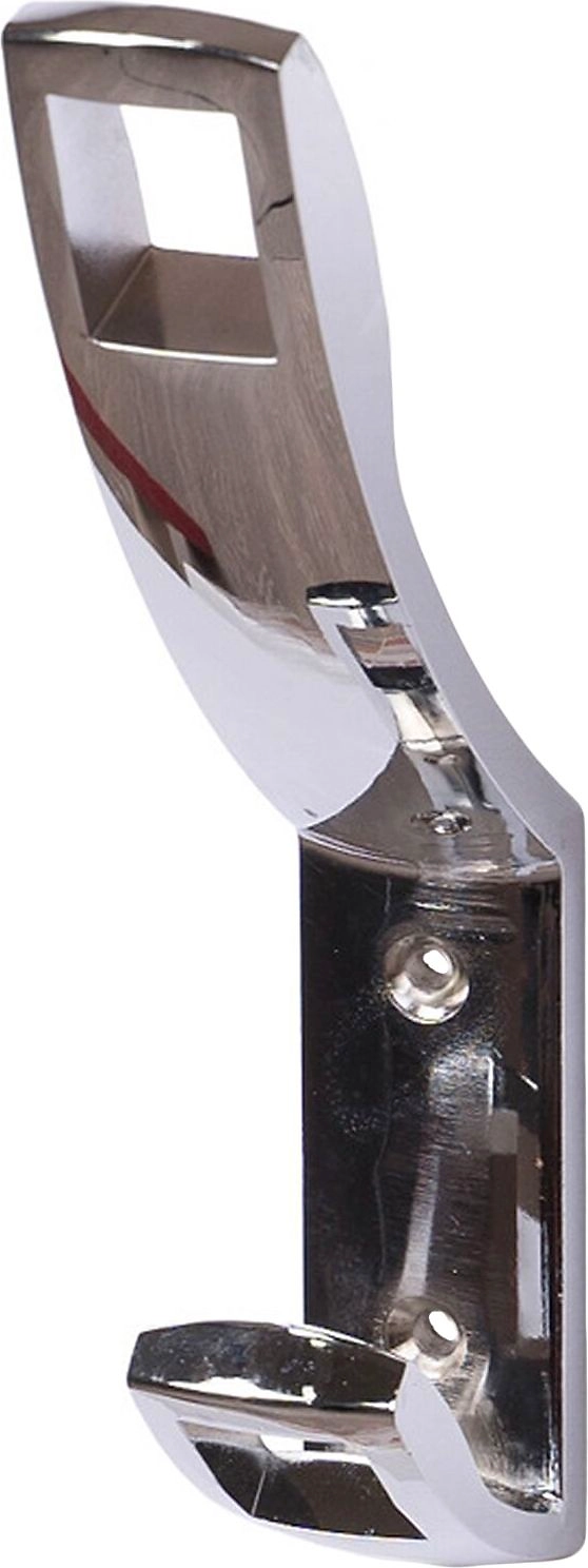 Крючок мебельный Larvij H8 двойной хром