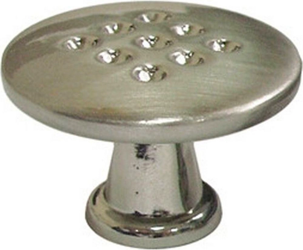 Мебельная ручка-кнопка BOYARD RC011SN.4 сатиновый никель