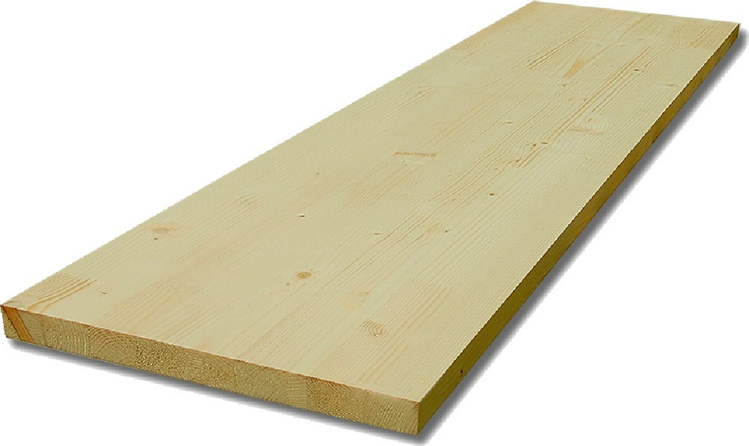 Мебельный щит 1000х400х18 мм ель сорт АB