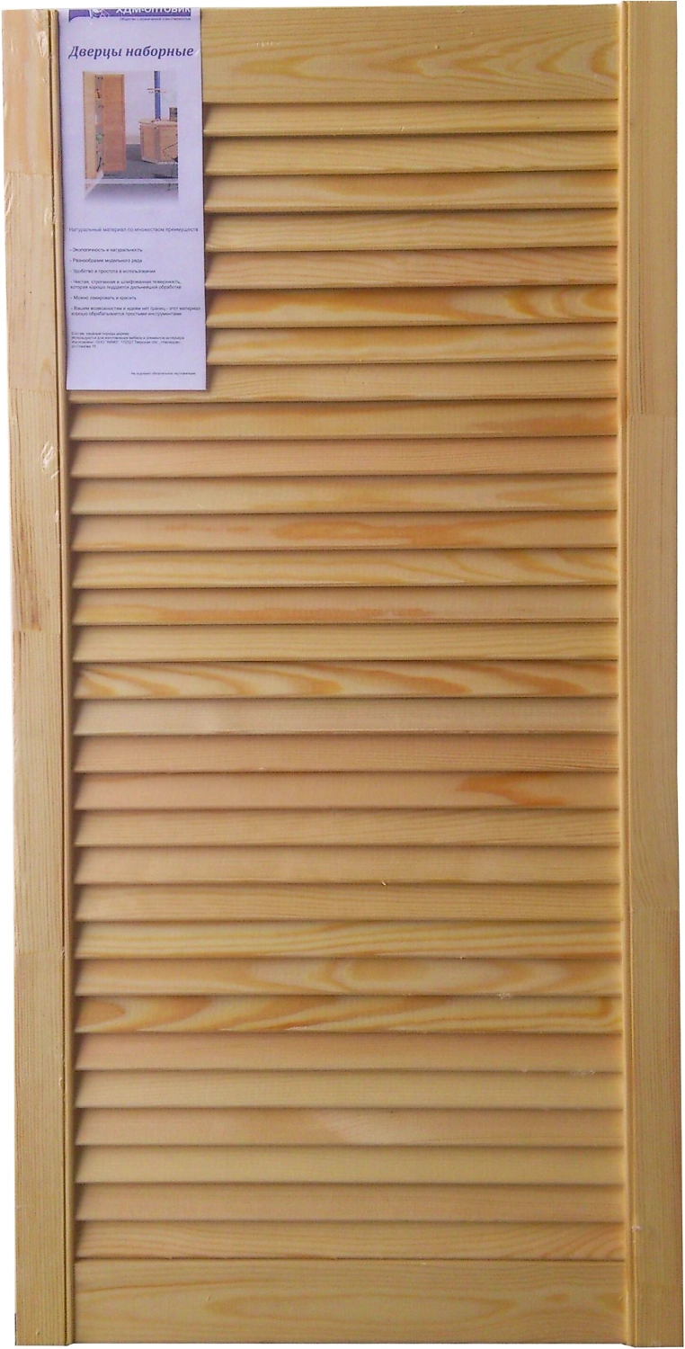 Дверца жалюзийная 1205х394х20 мм сосна сорт А
