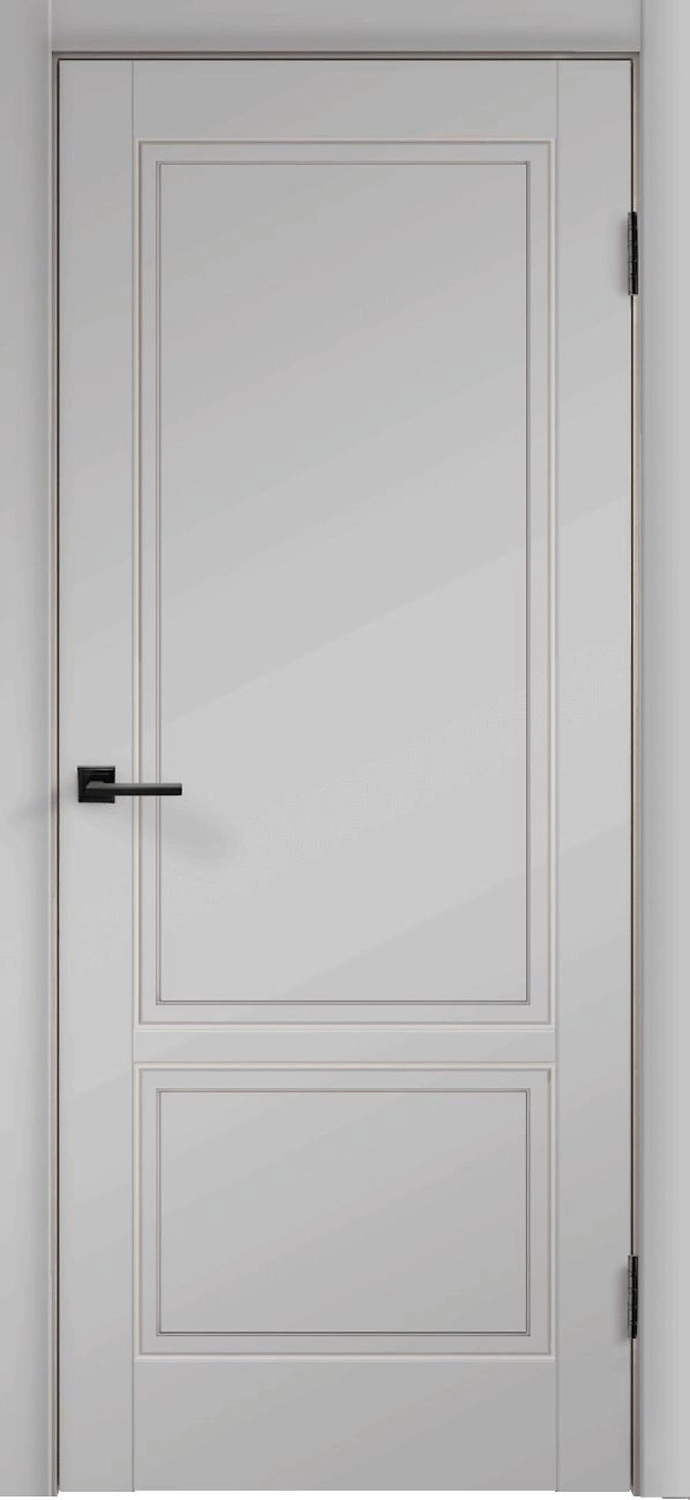 Межкомнатная дверь Айова глухая Серая 80х200 cм