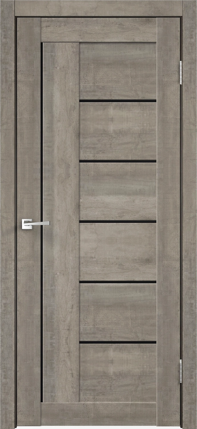 Межкомнатная дверь Канзас глухая Сталь 80х200 cм