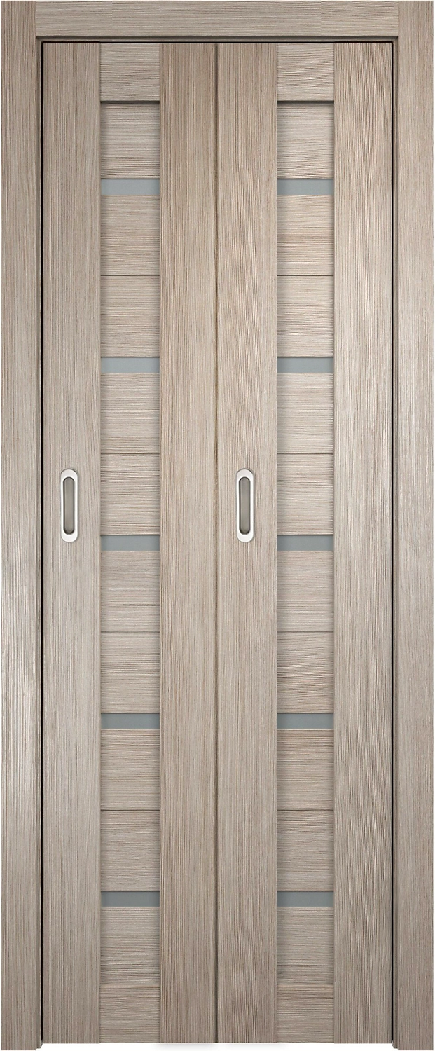 Межкомнатная дверь Книжка остекленная Капучино 70х200 cм