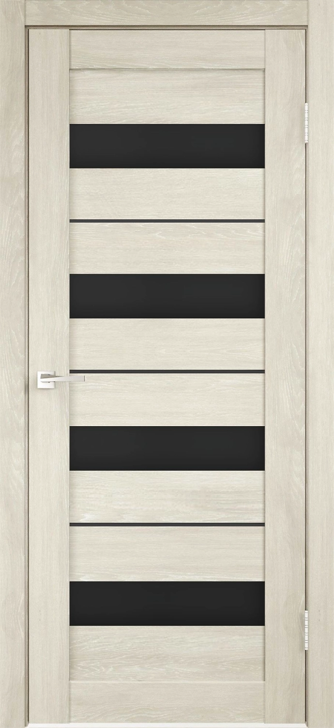 Межкомнатная дверь Бавария остекленная Дуб шале капучино 90х200 см