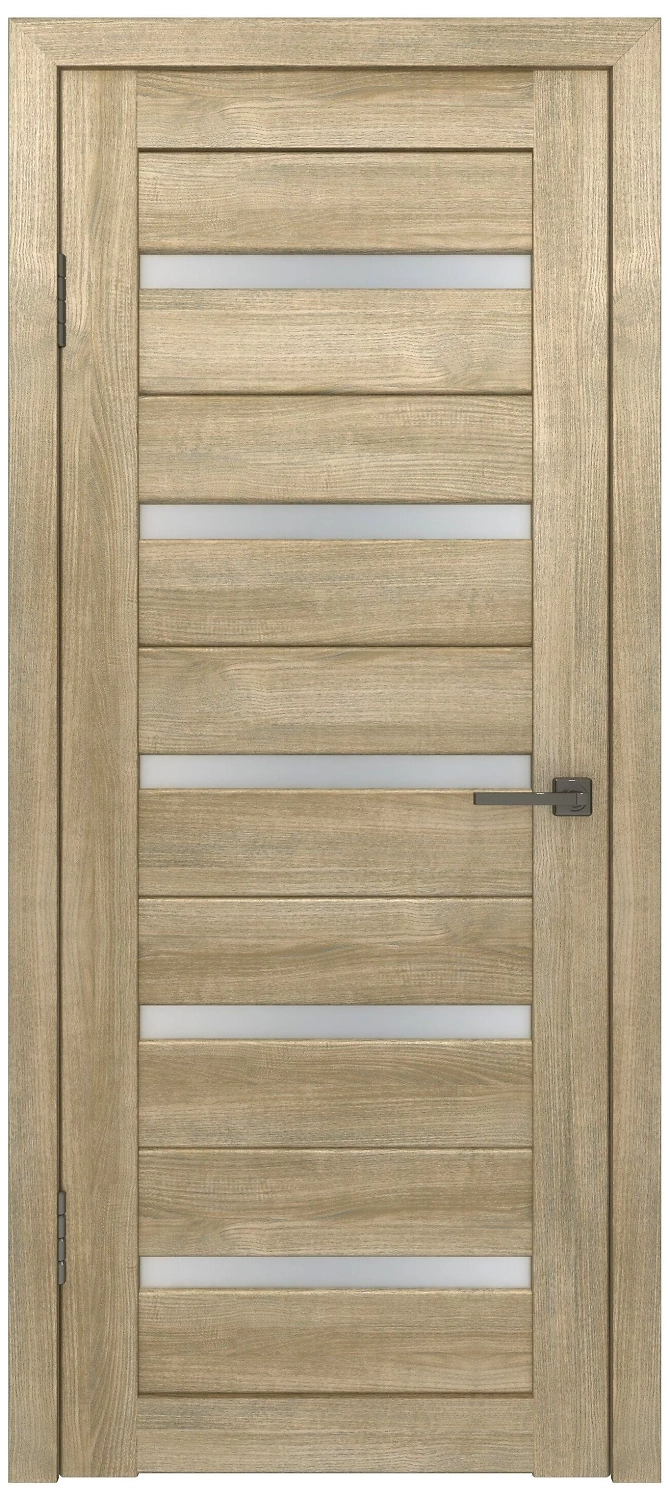 Межкомнатная дверь Лайт остекленная Дуб мокко 90х200 cм