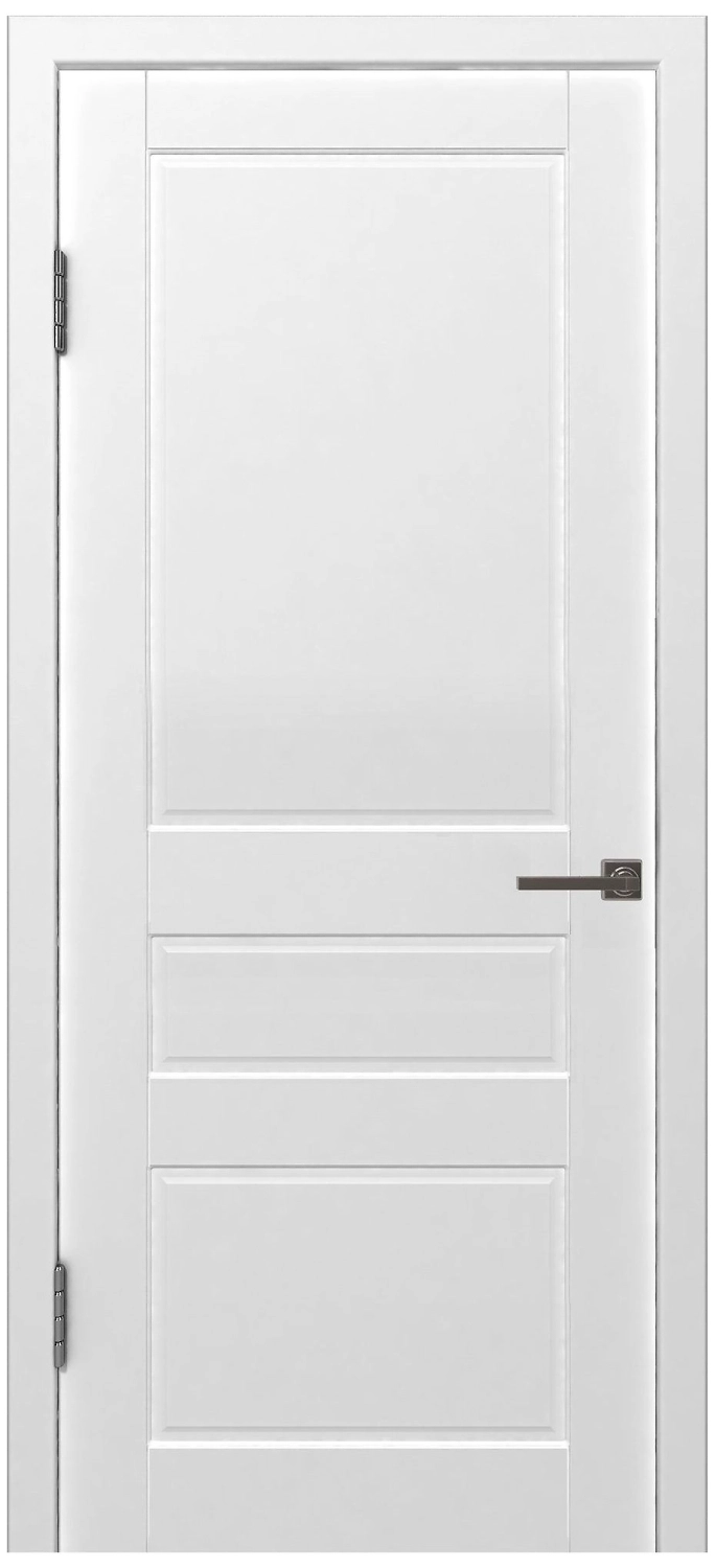 Межкомнатная дверь Честер глухая Белая 80х200 cм