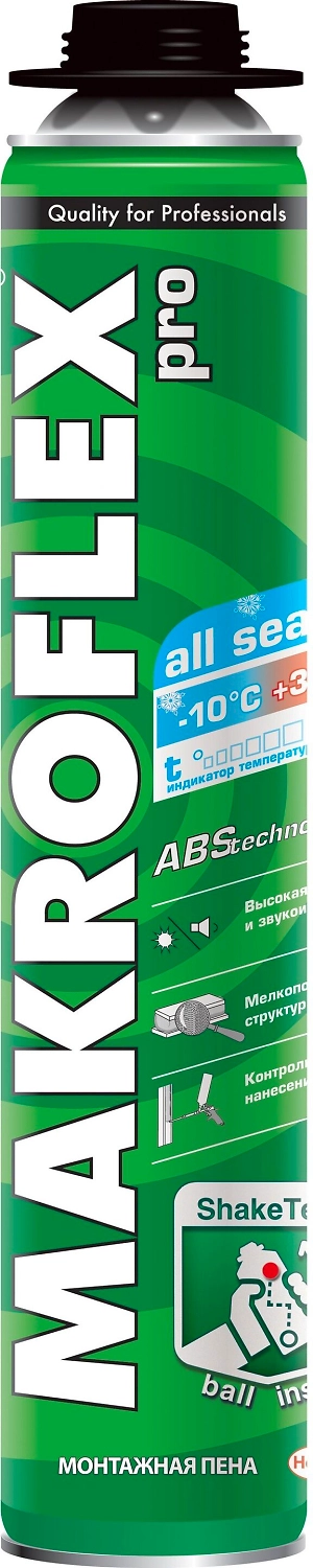 Монтажная пена MAKROFLEX ShakeTec PRO профессиональная 750 мл