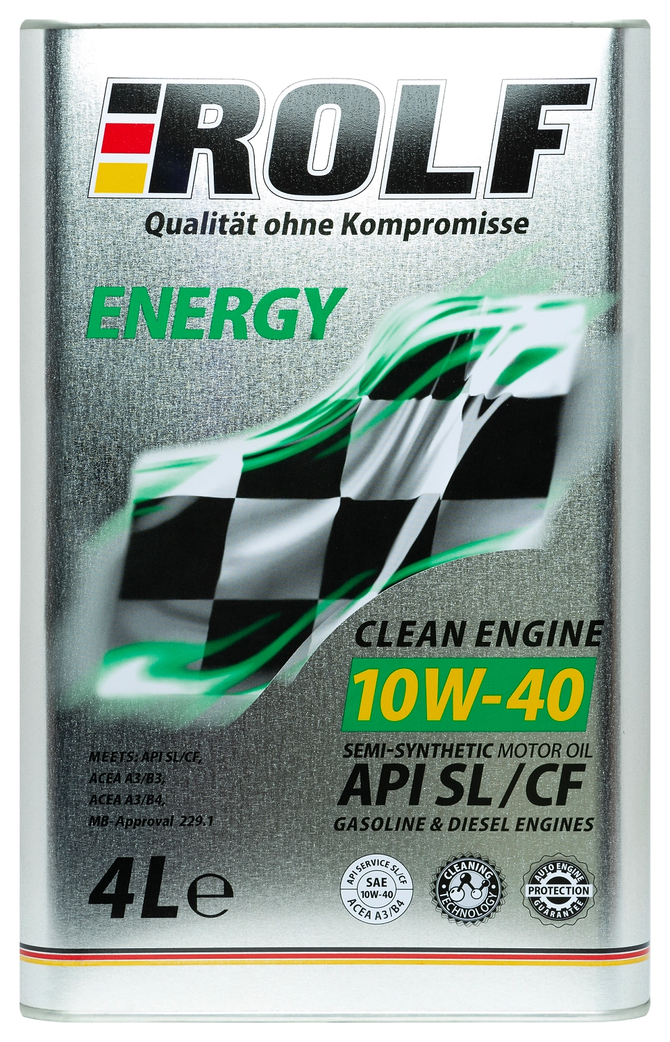 Моторное масло Rolf ENERGY 10W-40 SL/CF полусинтетическое 4 л