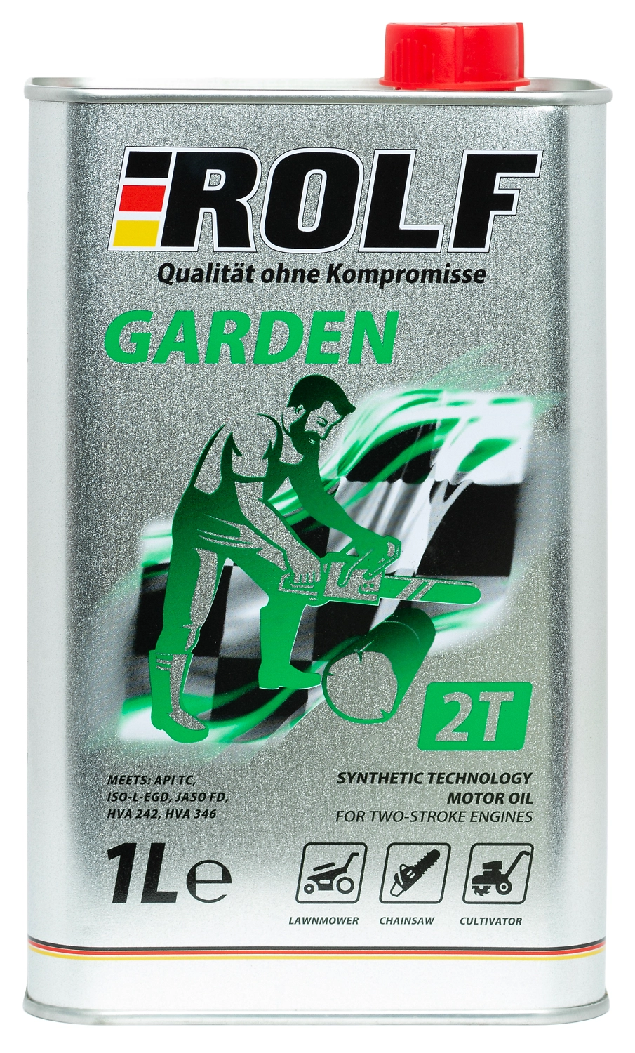 Моторное масло Rolf GARDEN 2T полусинтетическое 1 л
