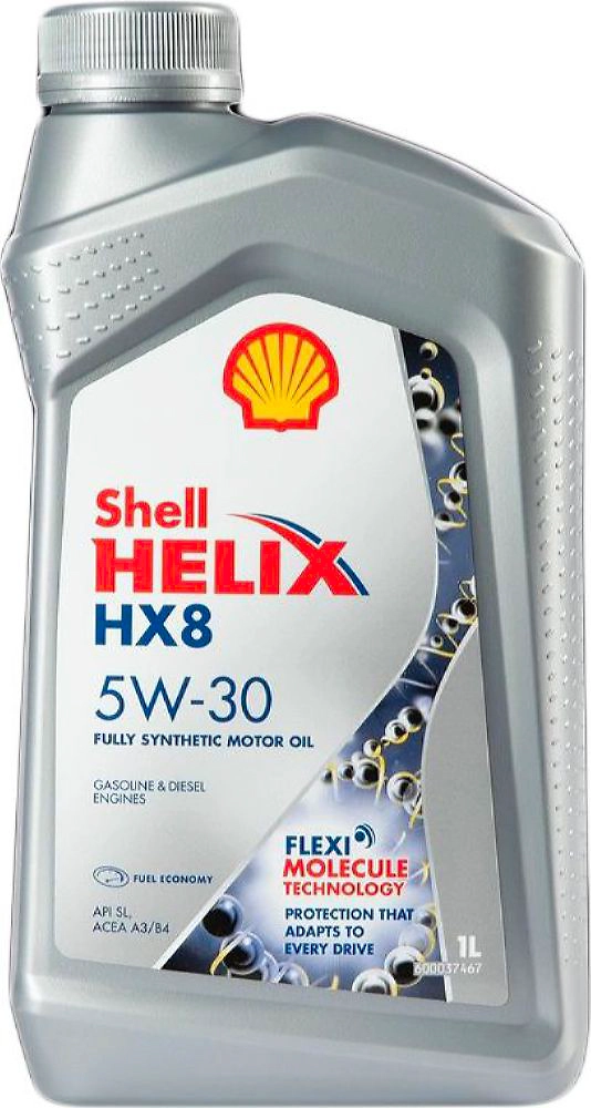 Моторное масло Shell Helix HX8 5W-30 синтетическое 1 л