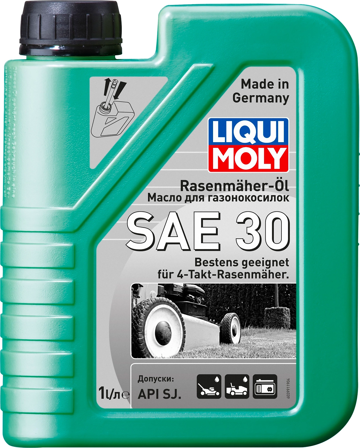 Моторное масло 4Т LIQUI MOLY Rasenmaher-Oil 30 минеральное 1 л