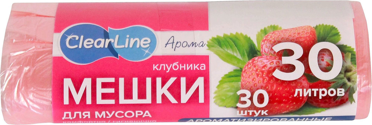 Мешки для мусора Clear Line ароматизированные 30 л 30 шт
