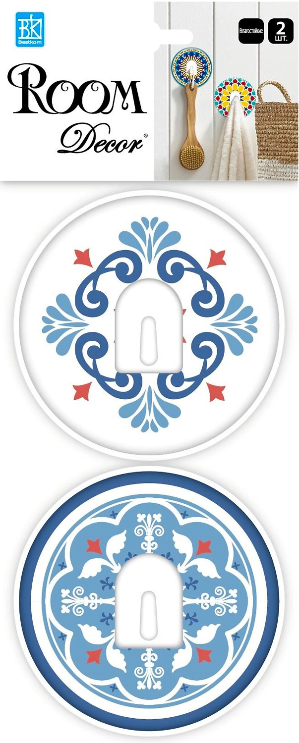 Наклейка декоративные Room Decor Крючки №3 20,5x11 см влагостойкие