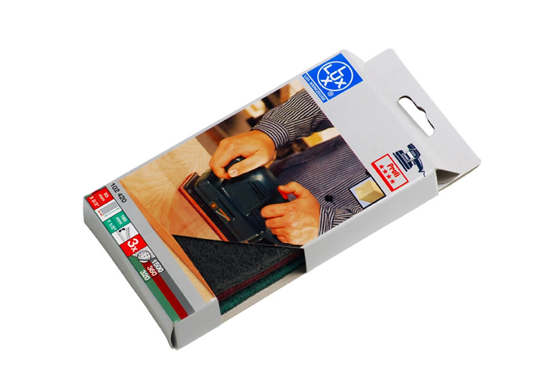 Лист шлифовальный LUX-TOOLS Comfort Р320, Р360, Р1500 115х280 мм 3 шт