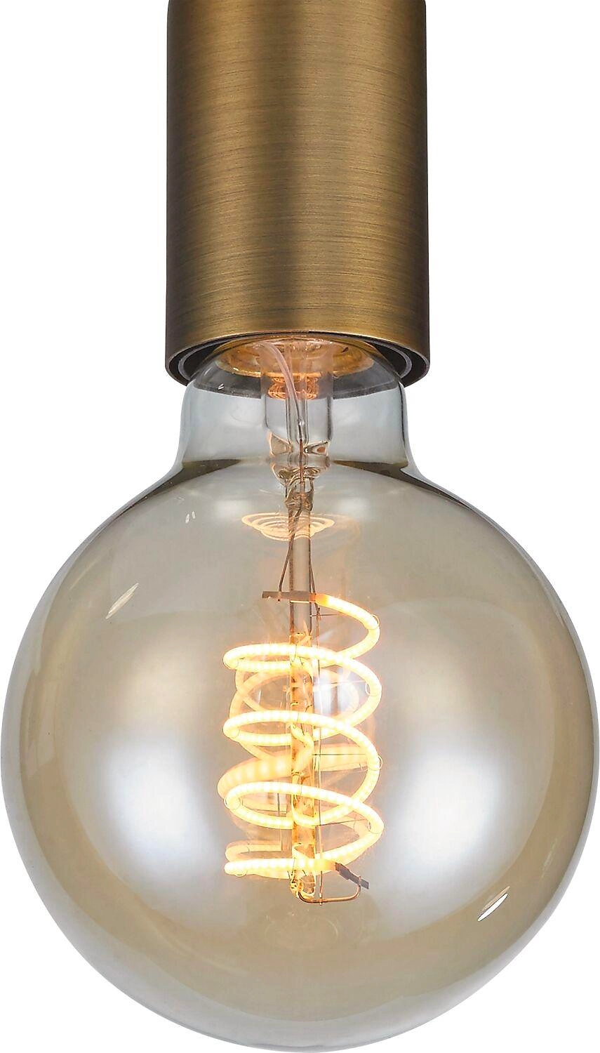 Подвес металлический 204185 1хЕ27х60 Вт 10х10х15 см бронзовый