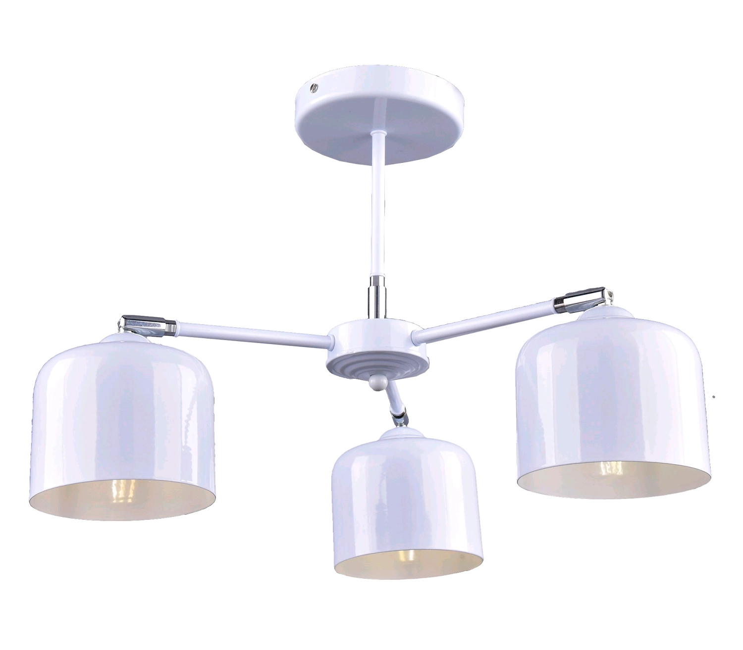 Люстра подвесная Туба РС21084 WT/3C40 Вт белая