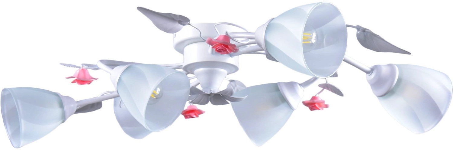 Потолочная люстра РОССвет РС21124 WT/6C