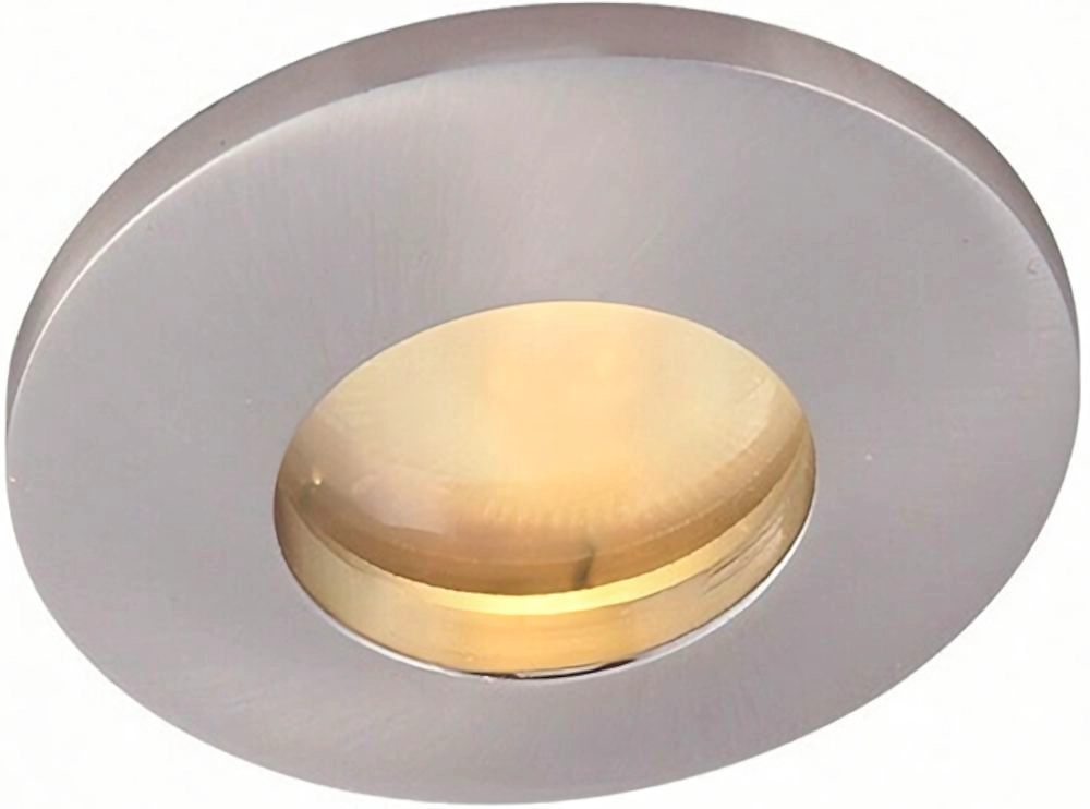 Светильник встраиваемый серебро A5440PL-1SS ip44 d8cm