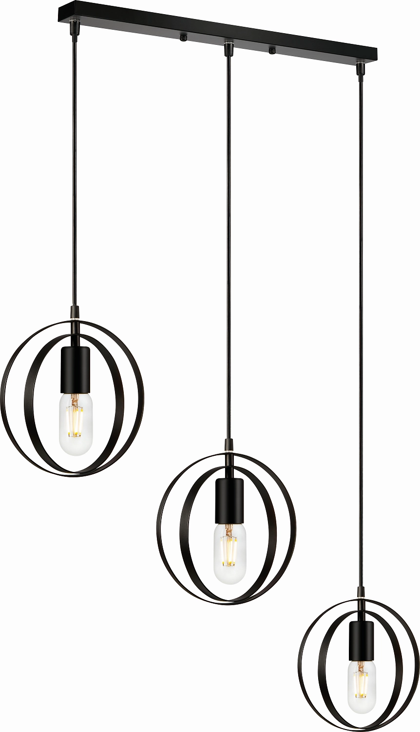 Подвес Mlee 203830 3хЕ27х40 вт черный