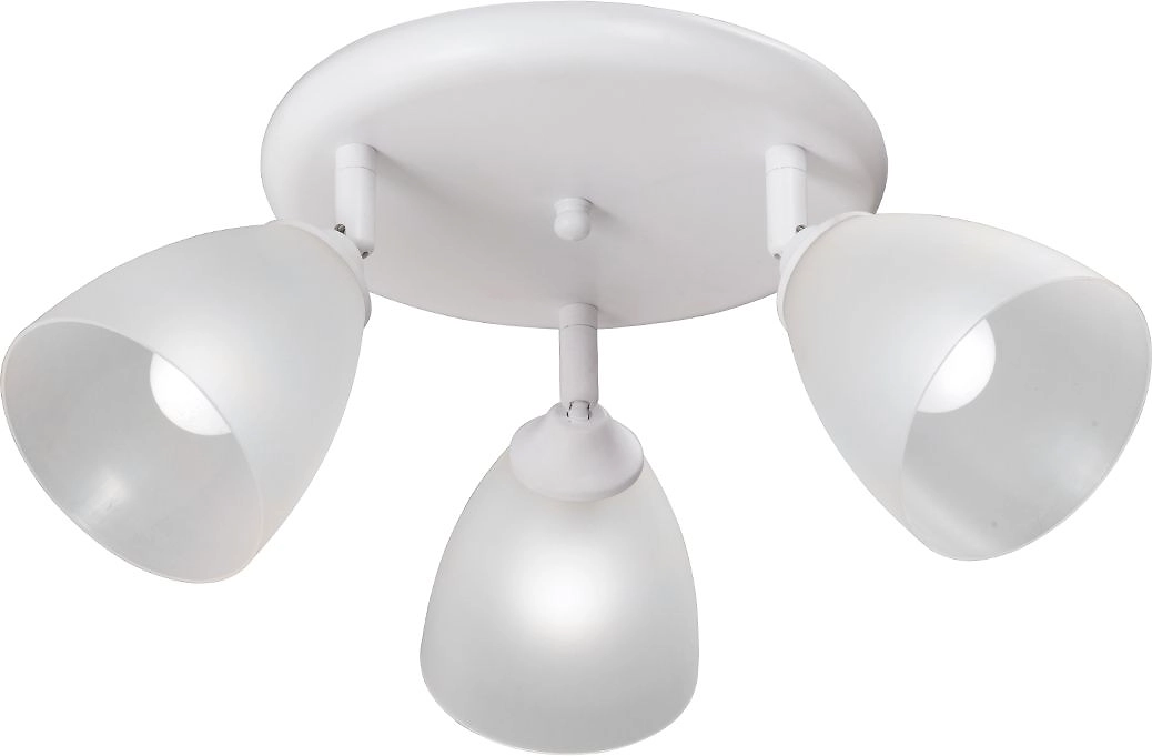 Потолочная люстра Vitaluce V4355-0/3PL белая 3ХE14Х40Вт