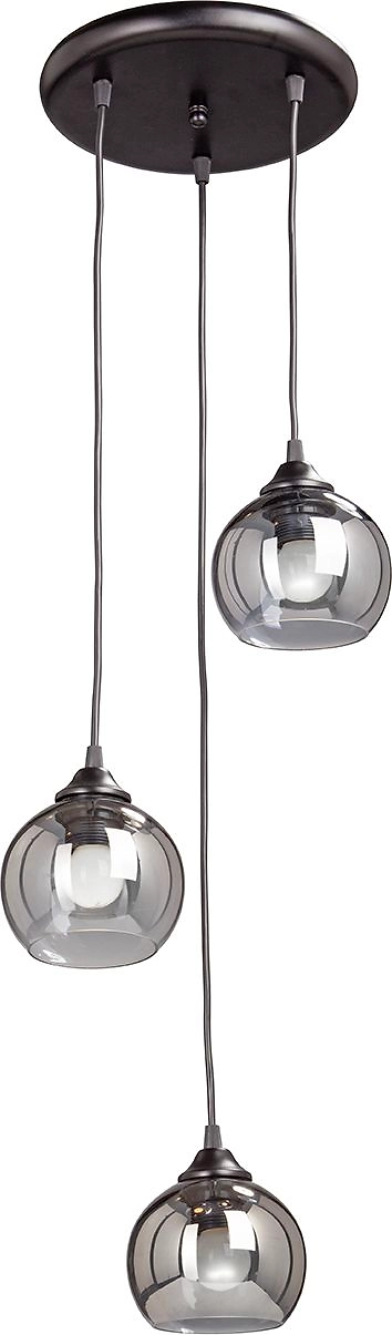 Подвесная люстра Vitaluce V4361-1/3S черная 3ХE27Х60Вт