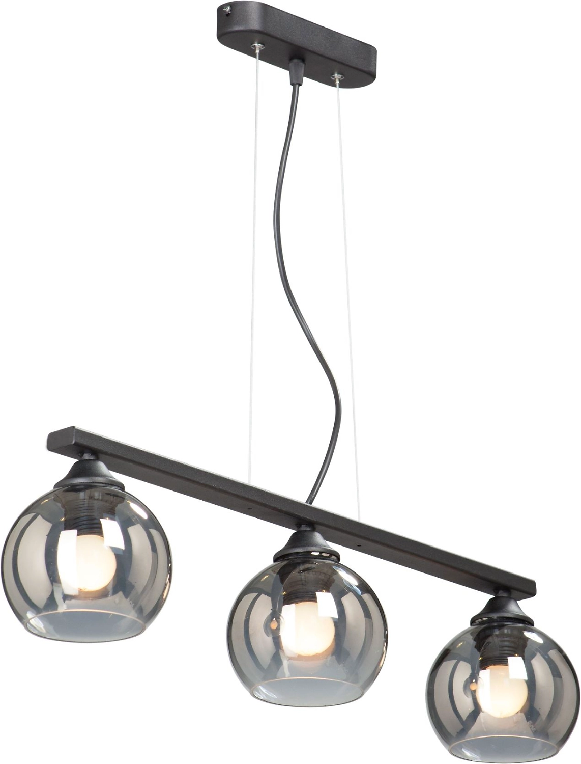 Подвесная люстра Vitaluce V4425-1/3S черная 3ХE27Х60Вт