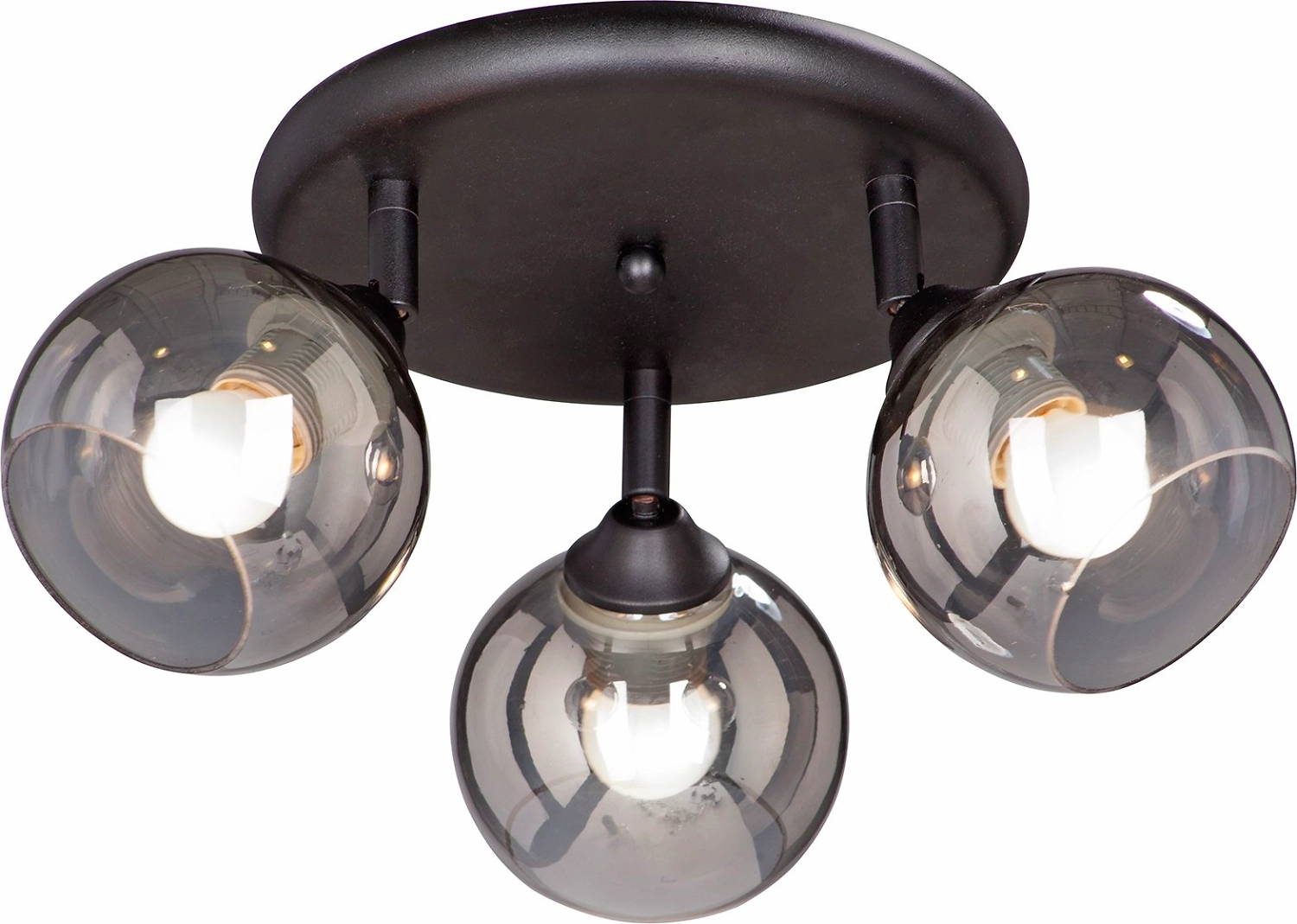 Потолочная люстра Vitaluce V4311-1/3PL черная 3ХE27Х60Вт