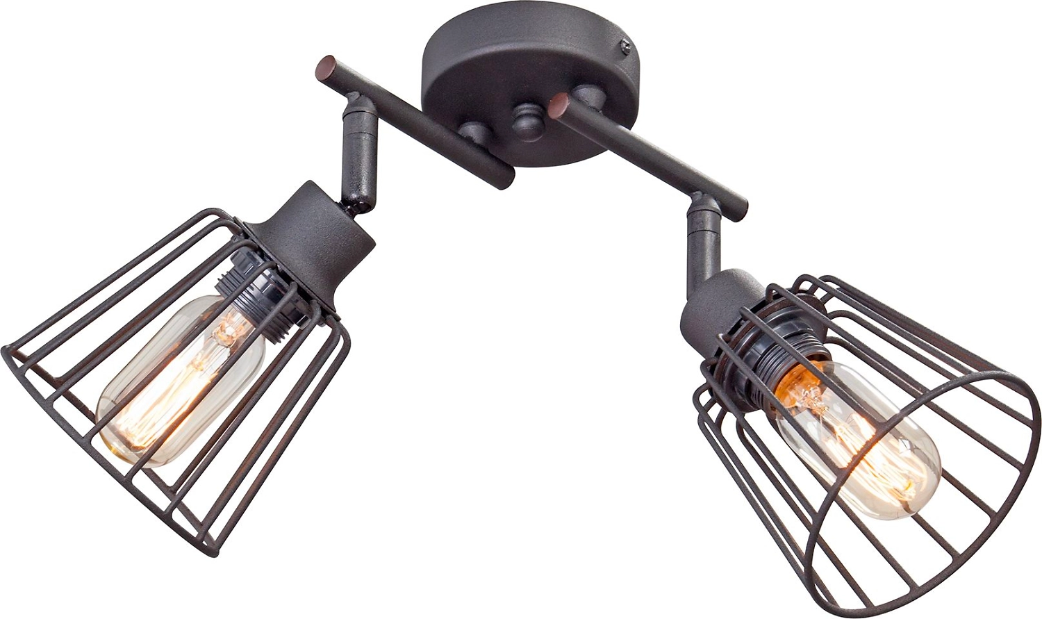 Спот Vitaluce V4589-1/2PL черный 2ХE27Х60Вт