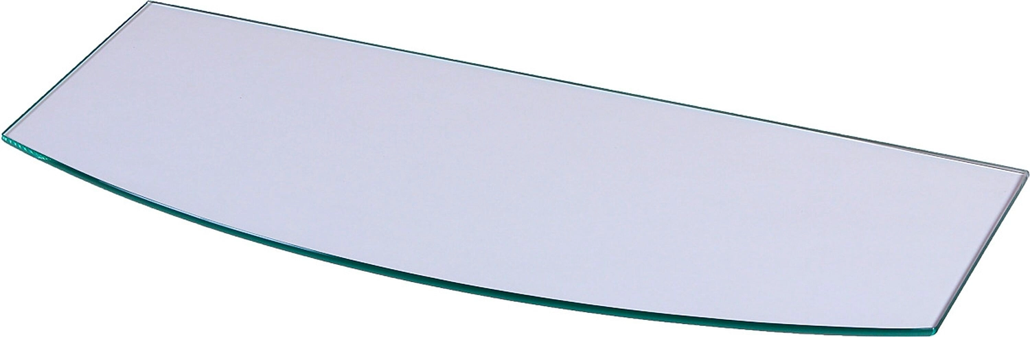 Полка универсальная Larvij прозрачная 600х240х6 мм