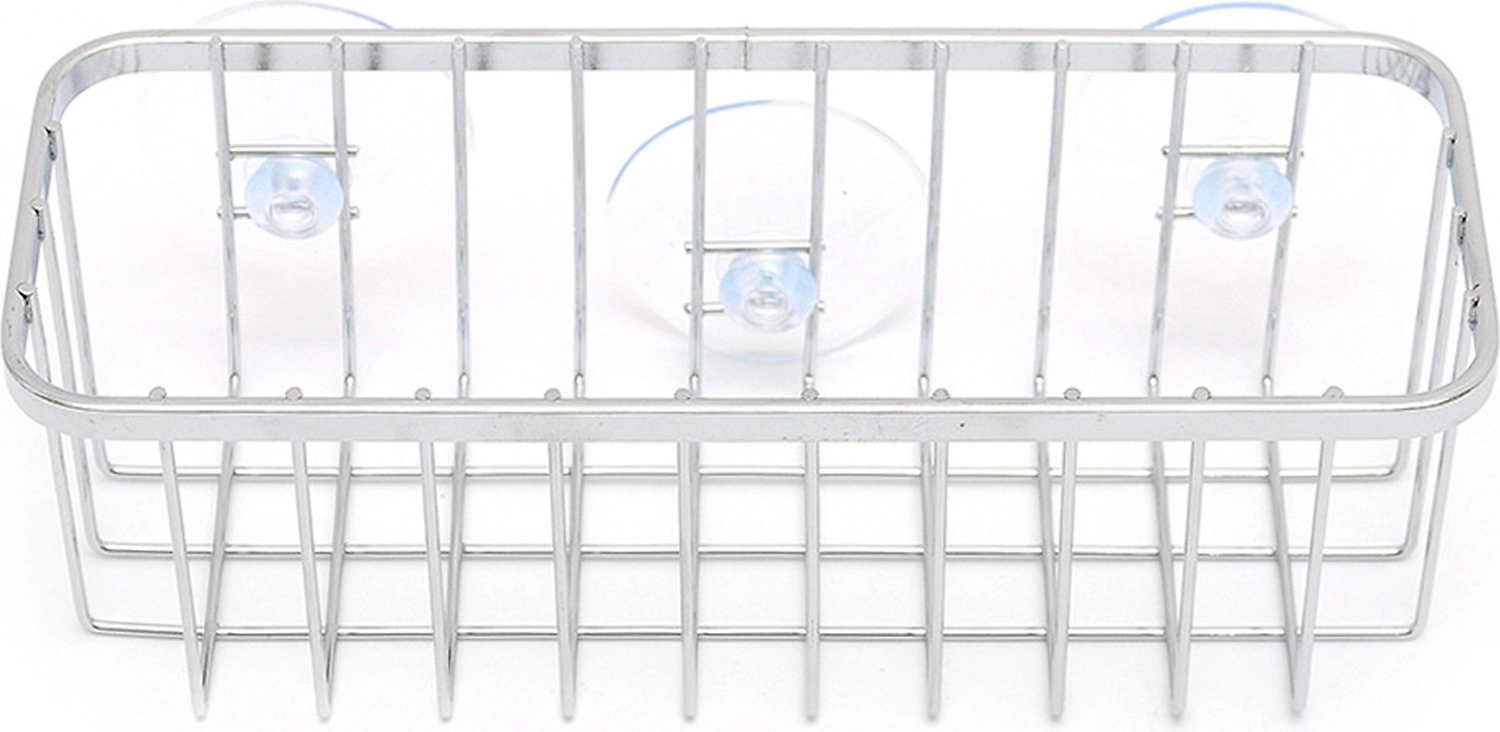 Полка для ванных принадлежностей Verran серая 210х70х90 мм