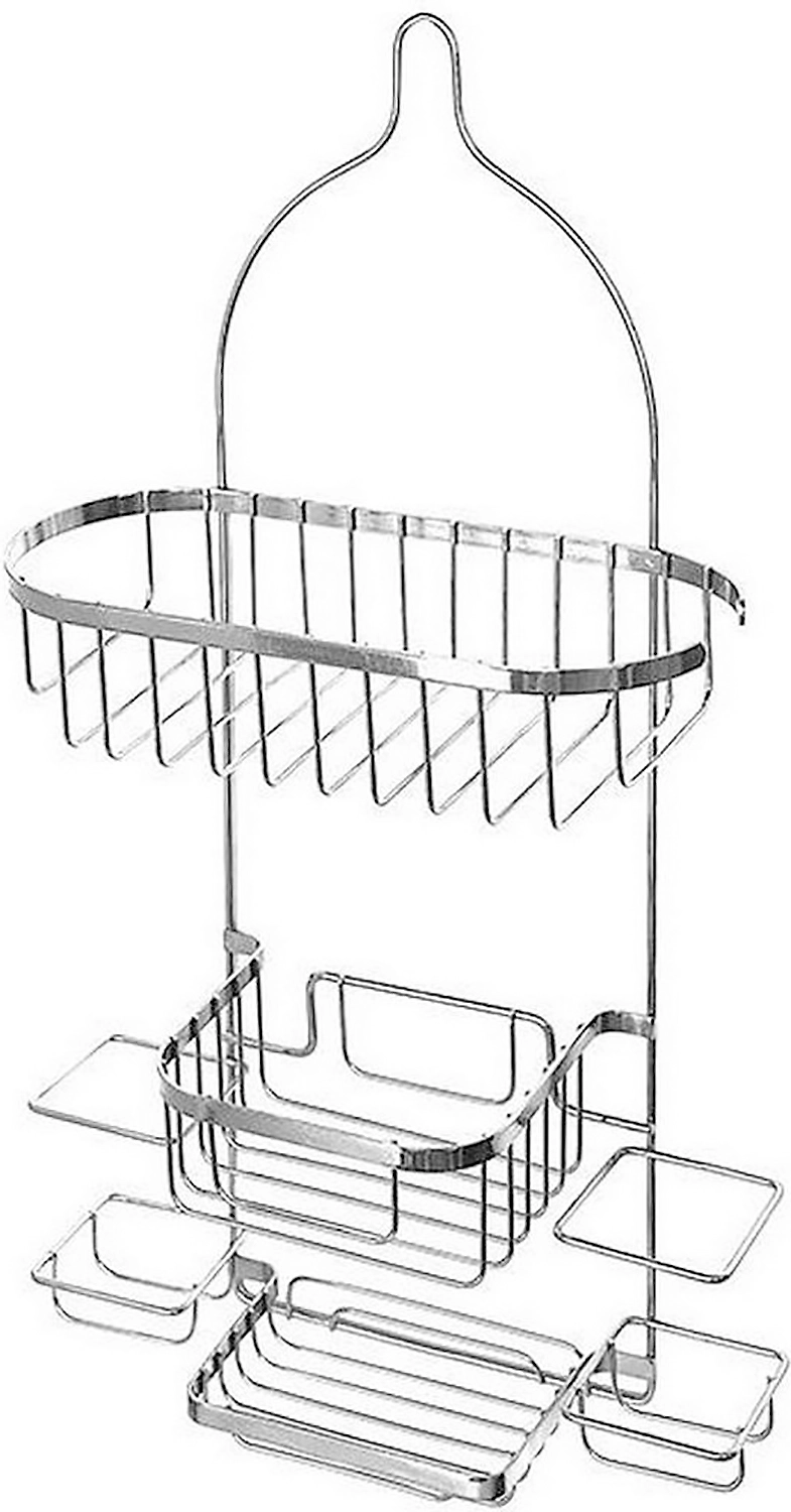 Полка для ванных принадлежностей Milardo 014W050M44 хром 570х315х130 мм