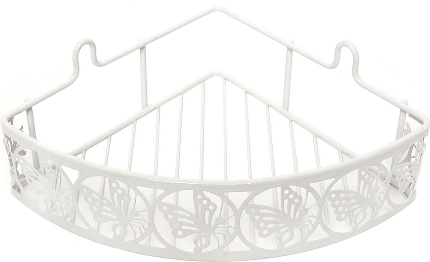 Полка для ванных принадлежностей Verran белая 85х190х190 мм 