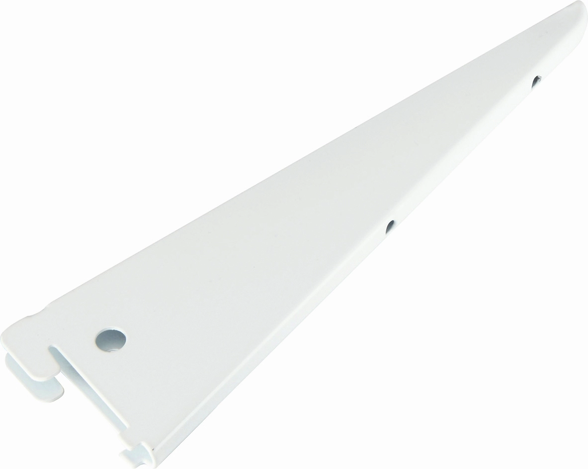 Кронштейн для полки 400838 белый 220х60х11 мм