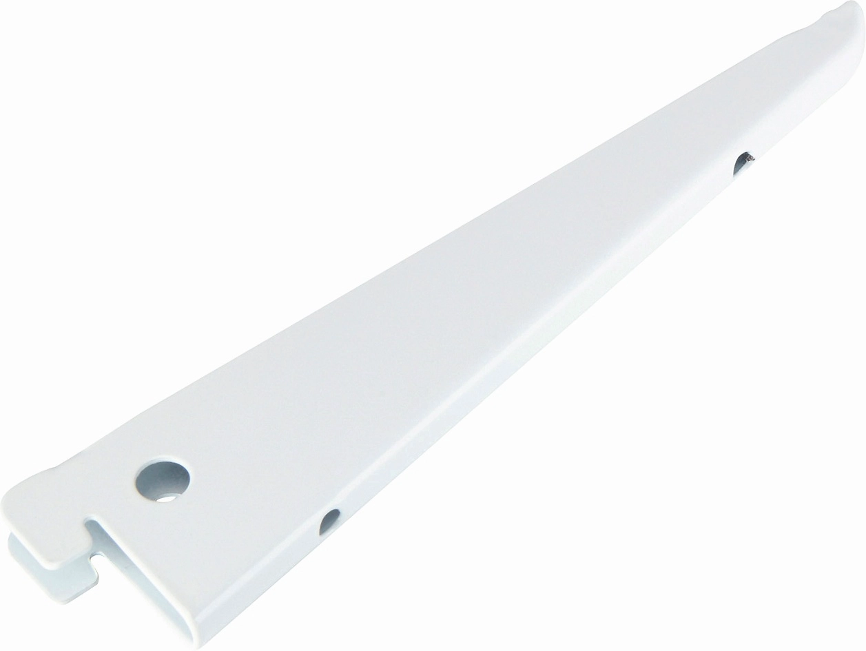 Кронштейн для полки 400836 белый 170х40х10 мм