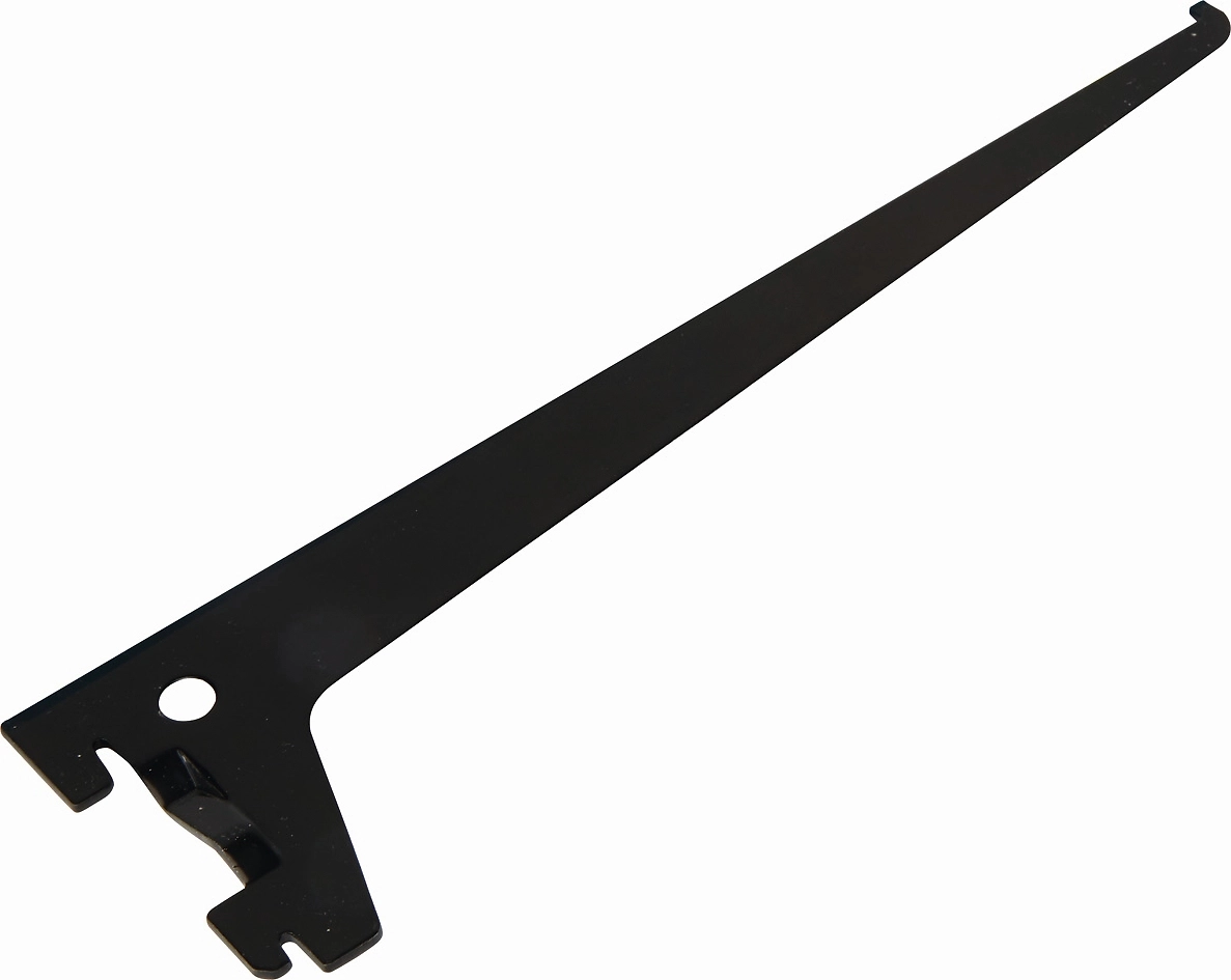 Кронштейн для полки 400820 черный 250х75х3 мм