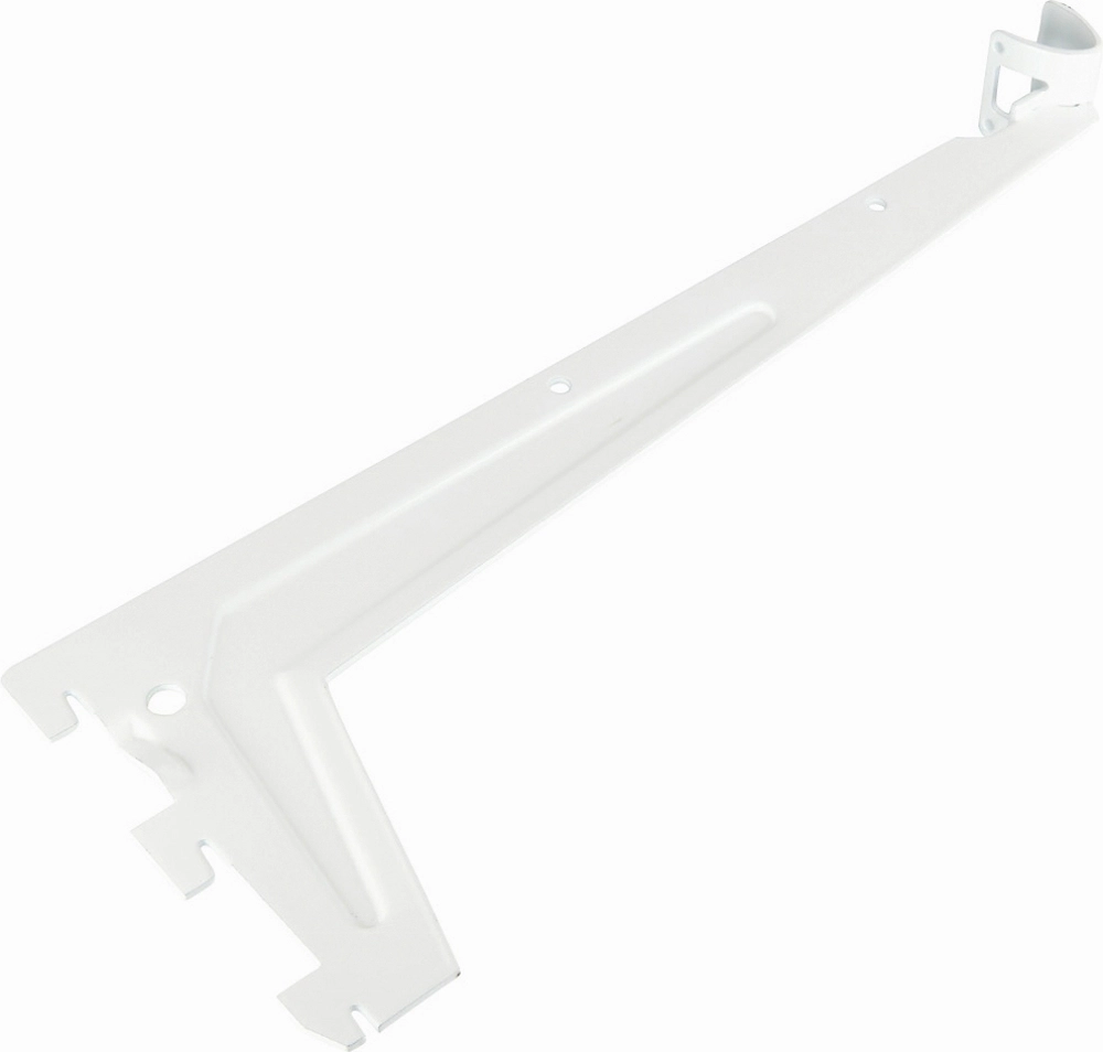 Кронштейн для полки 400860 белый 330х140х37 мм