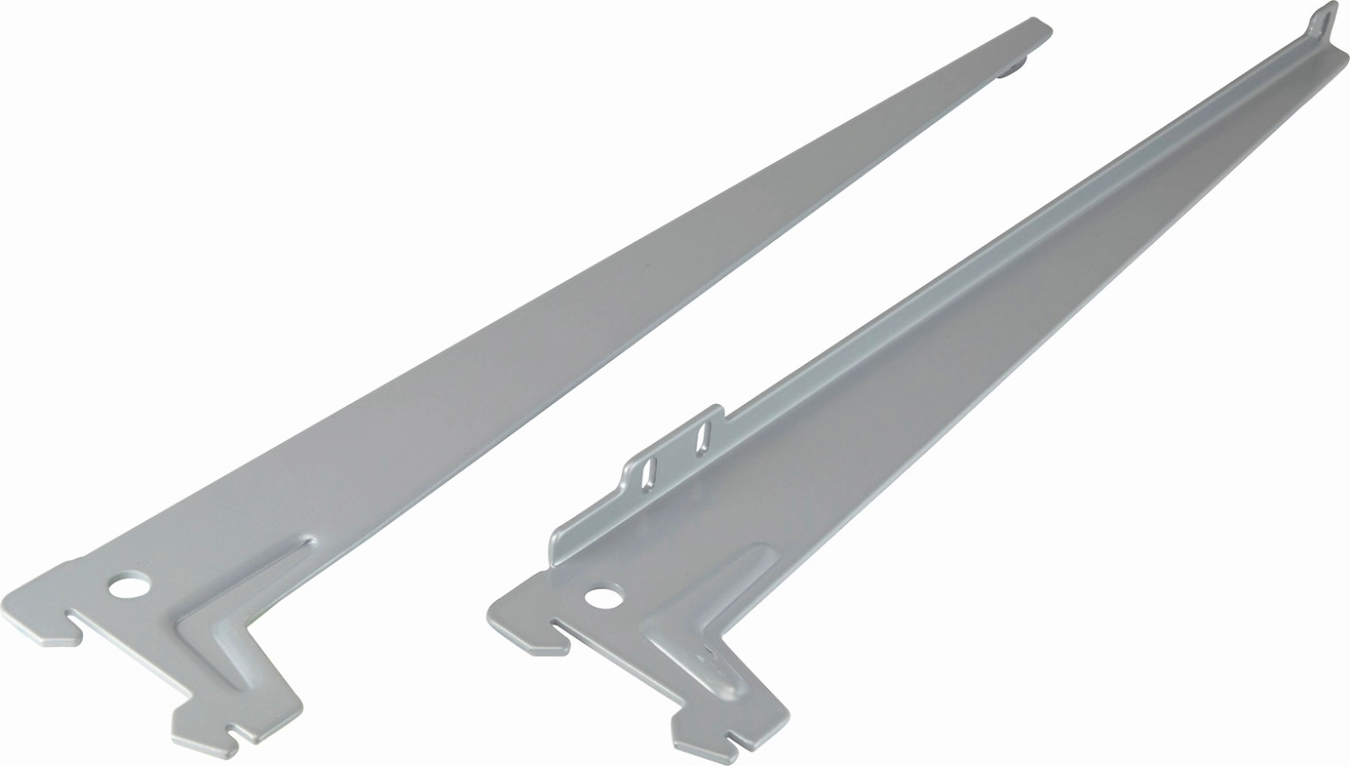 Кронштейн для полки 400854 380х80х20 мм серый 2 шт