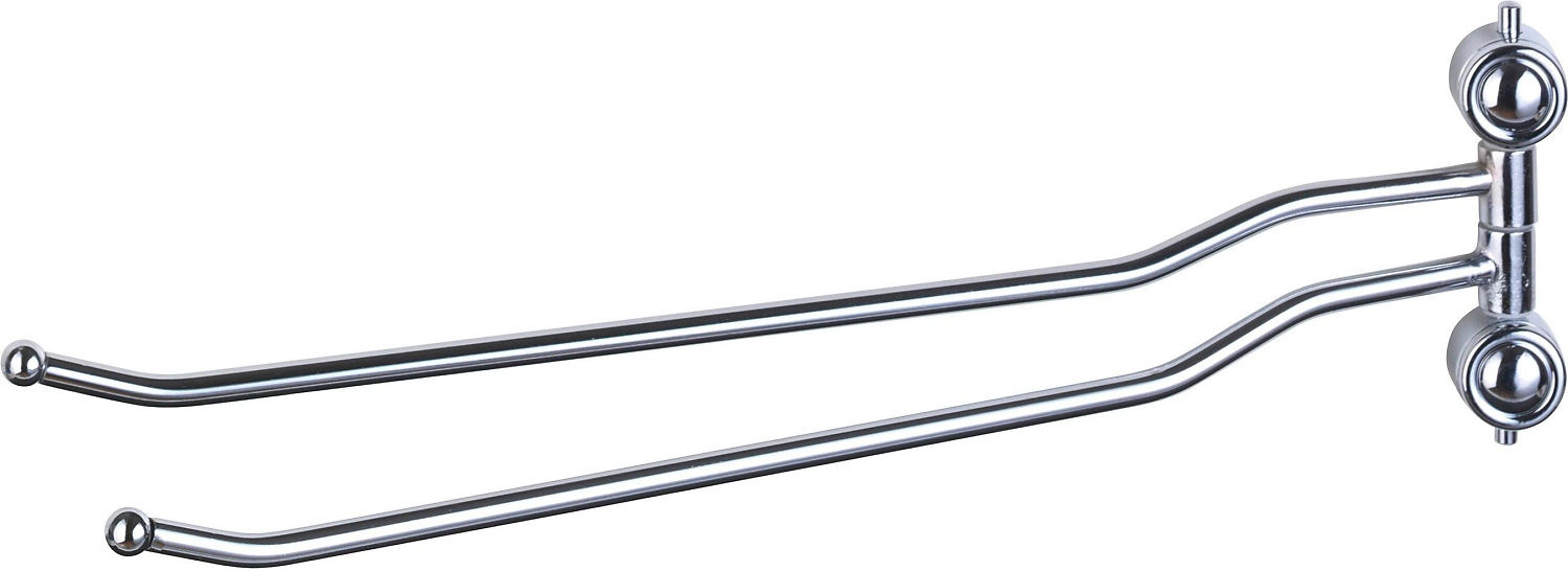 Держатель для полотенец AXENTIA Atlantik двойной хром 380х25х150 мм