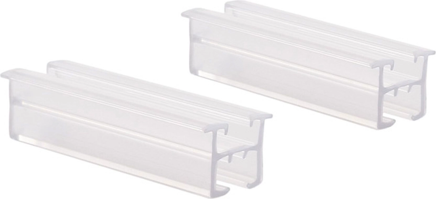 Держатель для полки Larvij прозрачный 40x13x10 мм 4 шт