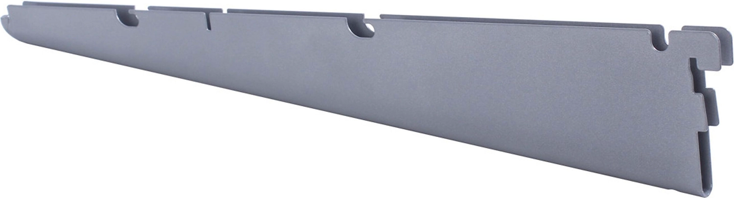 Кронштейн для полки Larvij серый 73x434x12 мм
