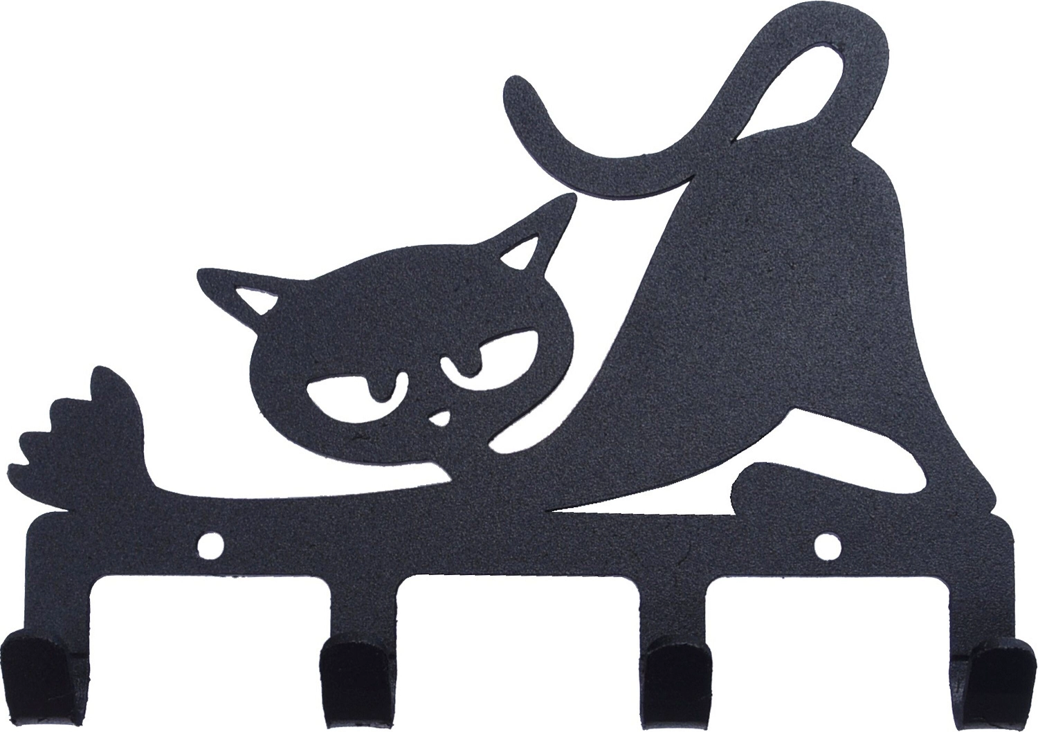 Крючок универсальный FIREWOOD Кошка черный 130х100х30 мм