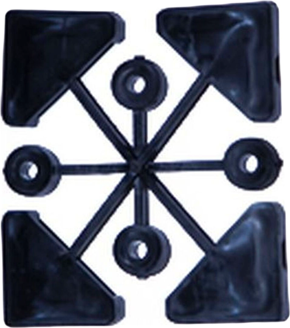 Подпятник пластик 4 шт  черный