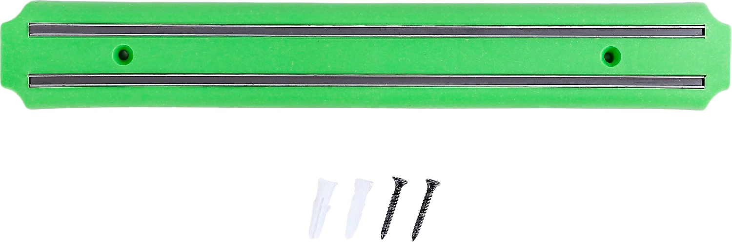 Держатель для ножей  зеленый 350х90х20 мм
