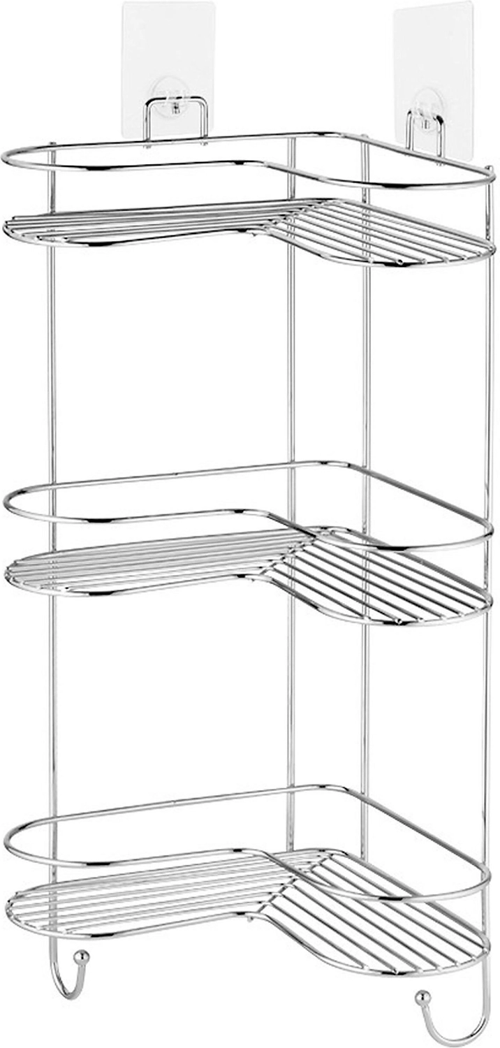 Полка для ванных принадлежностей Kleber Lite хром 550х240х240 мм