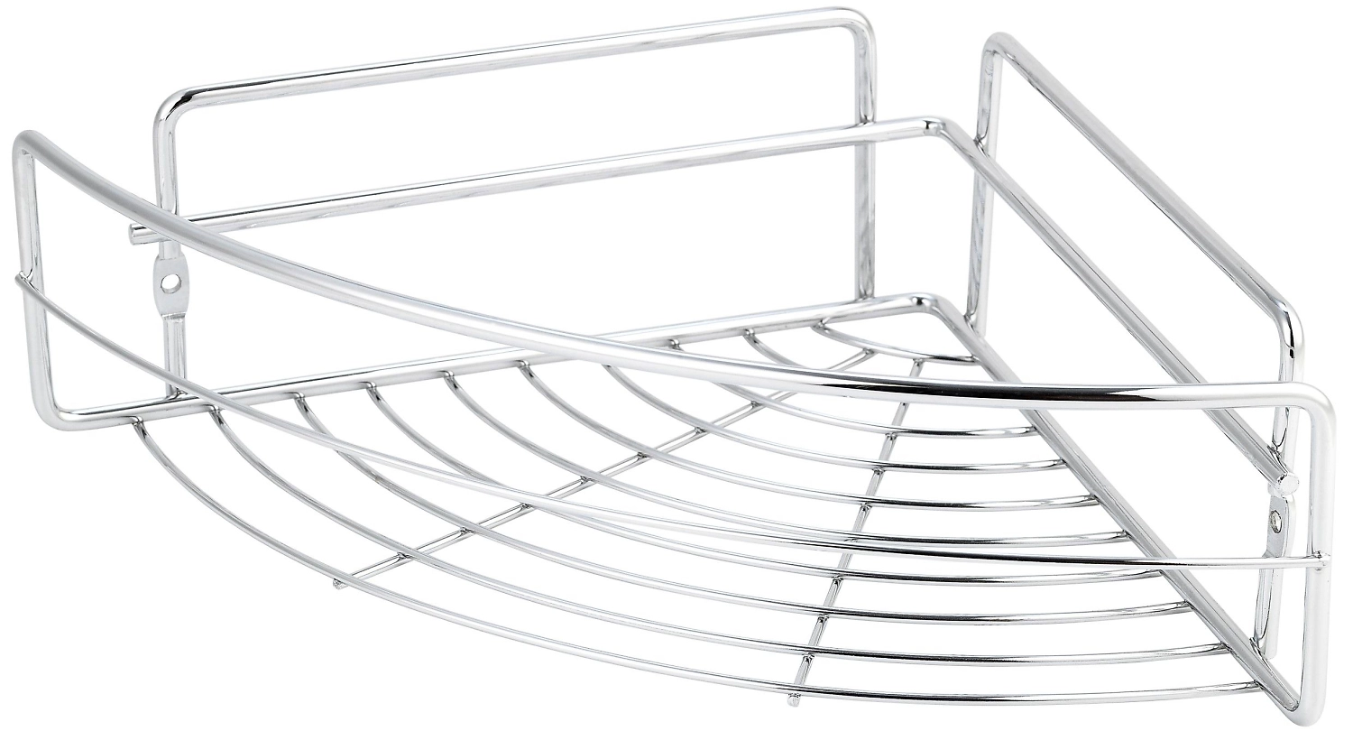 Полка для ванных принадлежностей Монпелье хром 235х90х325 мм 