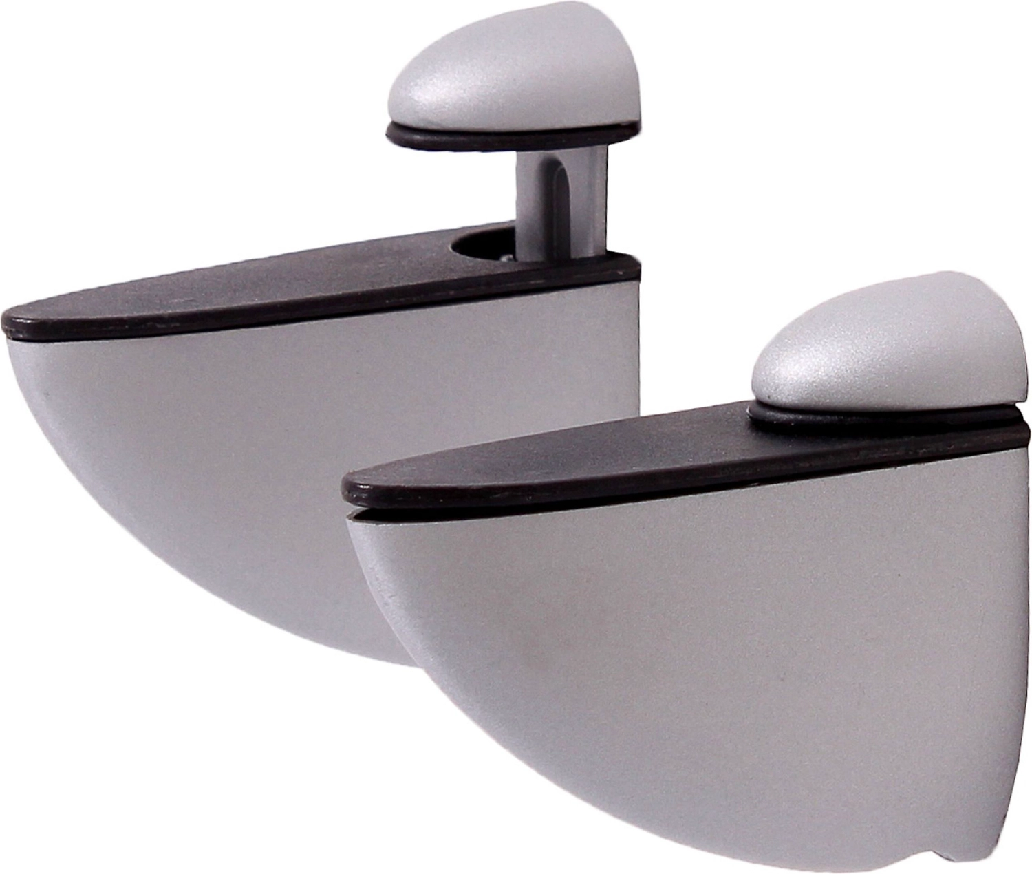 Кронштейн для полки Larvij Эконом Пеликан хром 70x25x62 мм