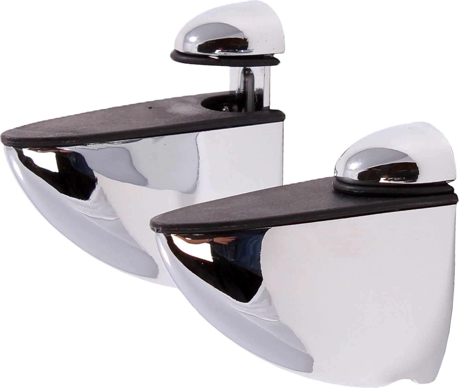 Кронштейн для полки Larvij Пеликан хром 70x25x62 мм